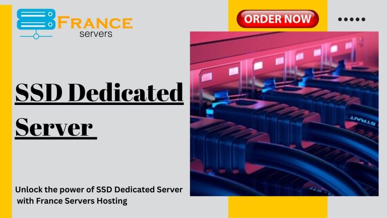 High-Performance Solutions: France Servers Host’s SSD Dedicated Server